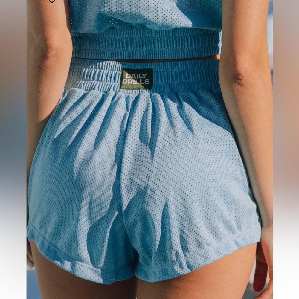 DAILY DRILLS Mesh super shorts - light blue size: M/L
